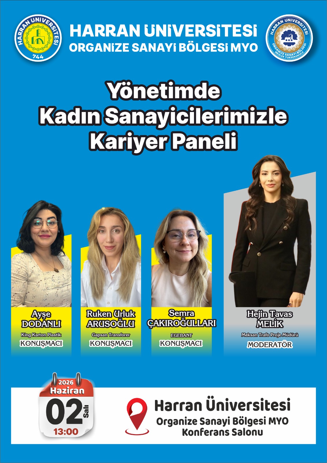 “Yönetimde Kadın Sanayicilerimizle Kariyer Paneli”